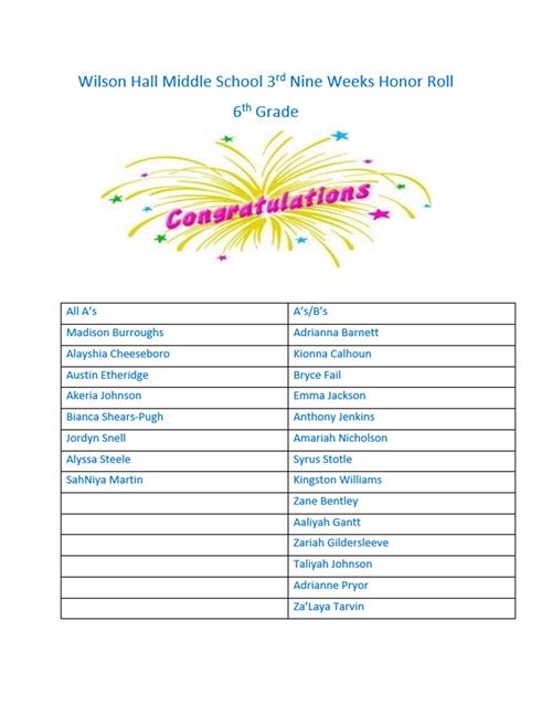 honor roll